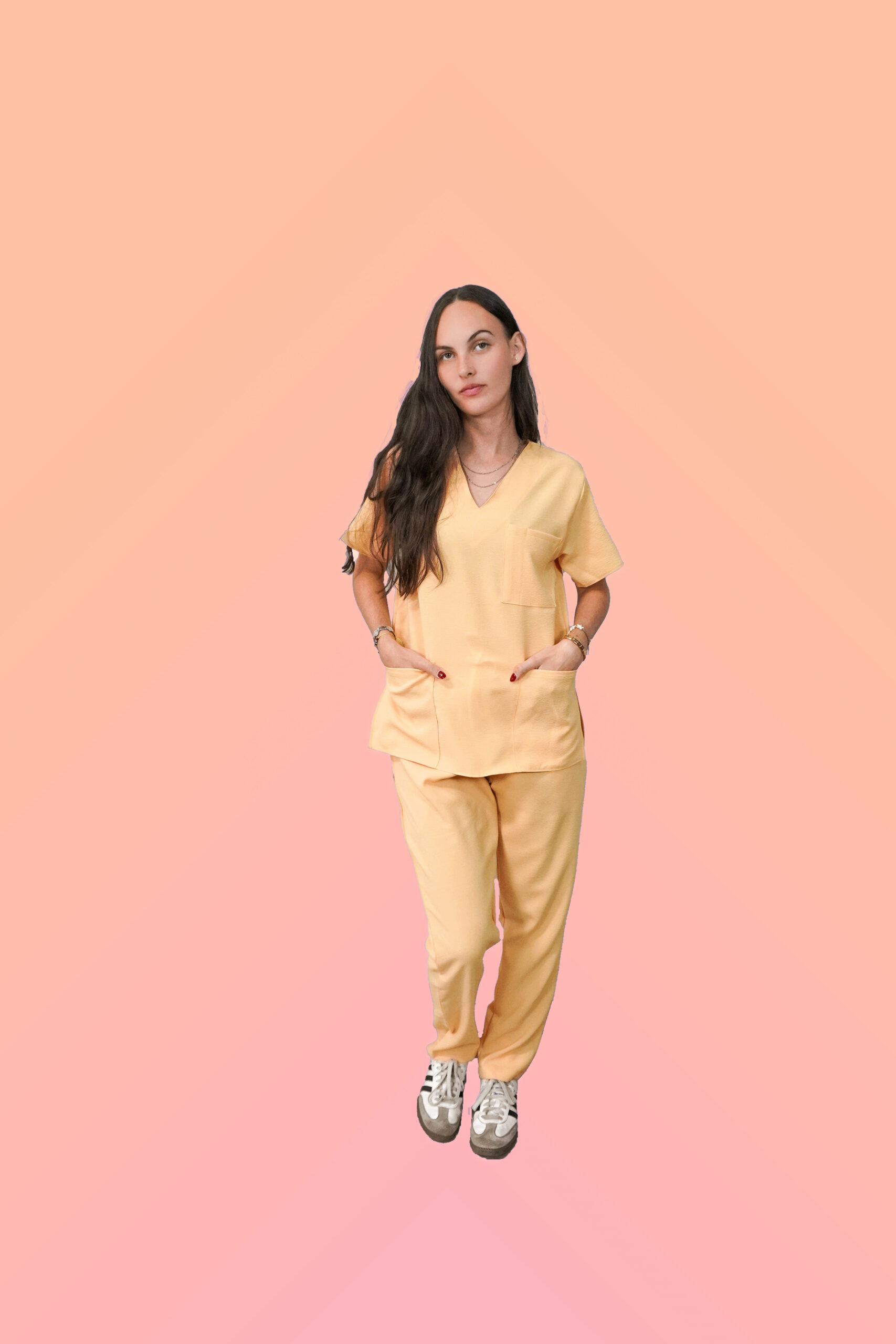 Honey Scrub top (Cotton blend)