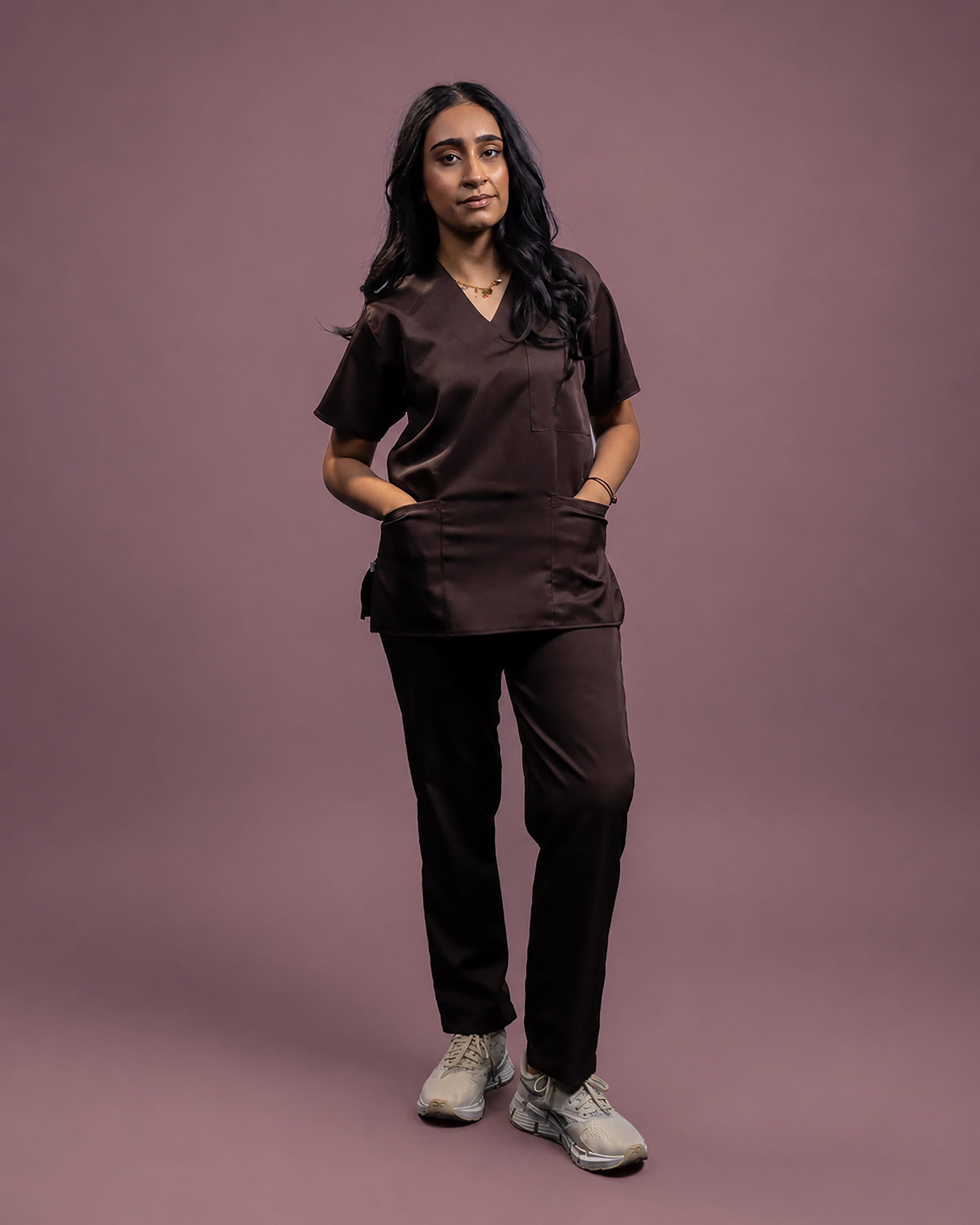 Espresso Scrub Top - Image 2