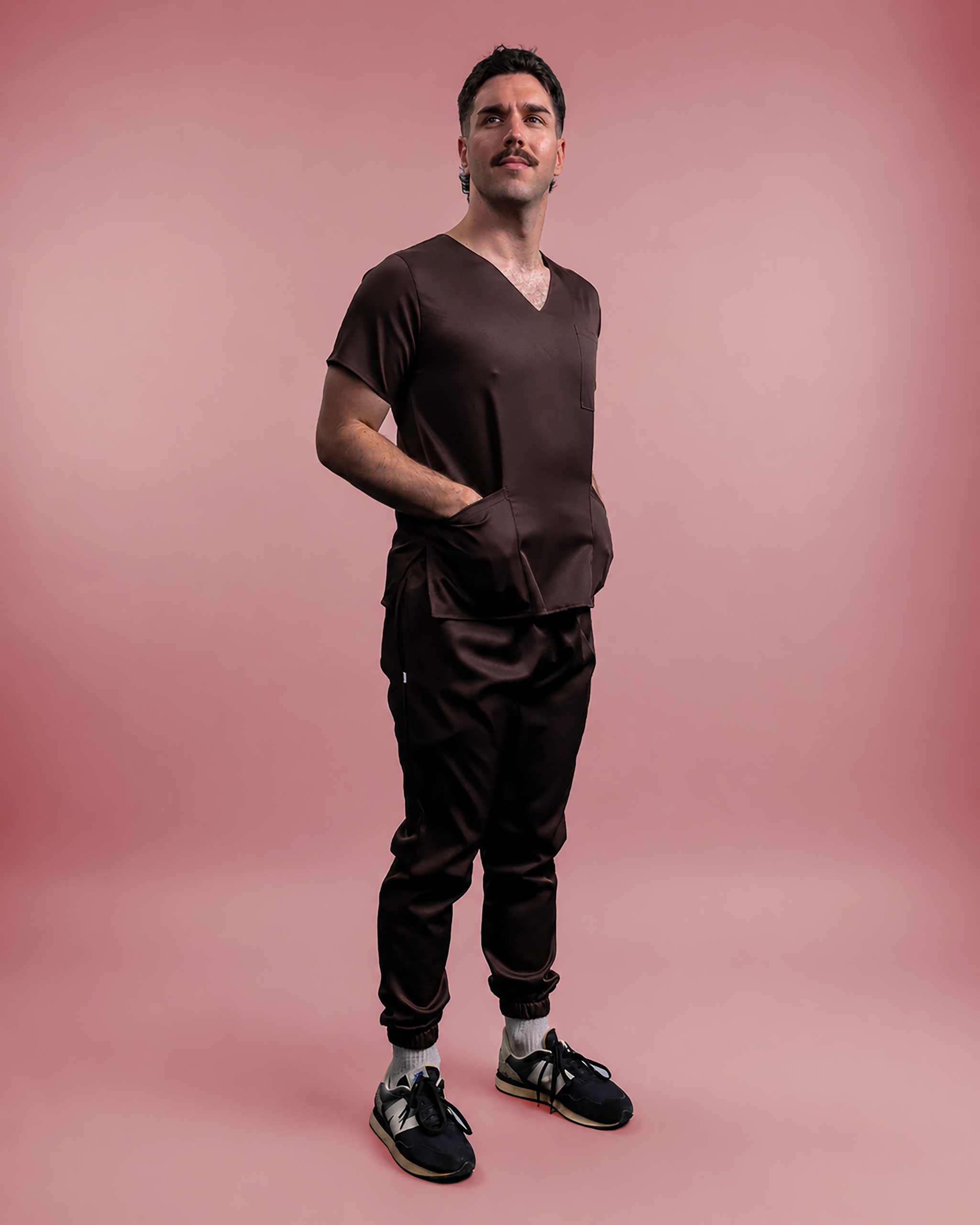 Espresso Scrub Top - Image 4
