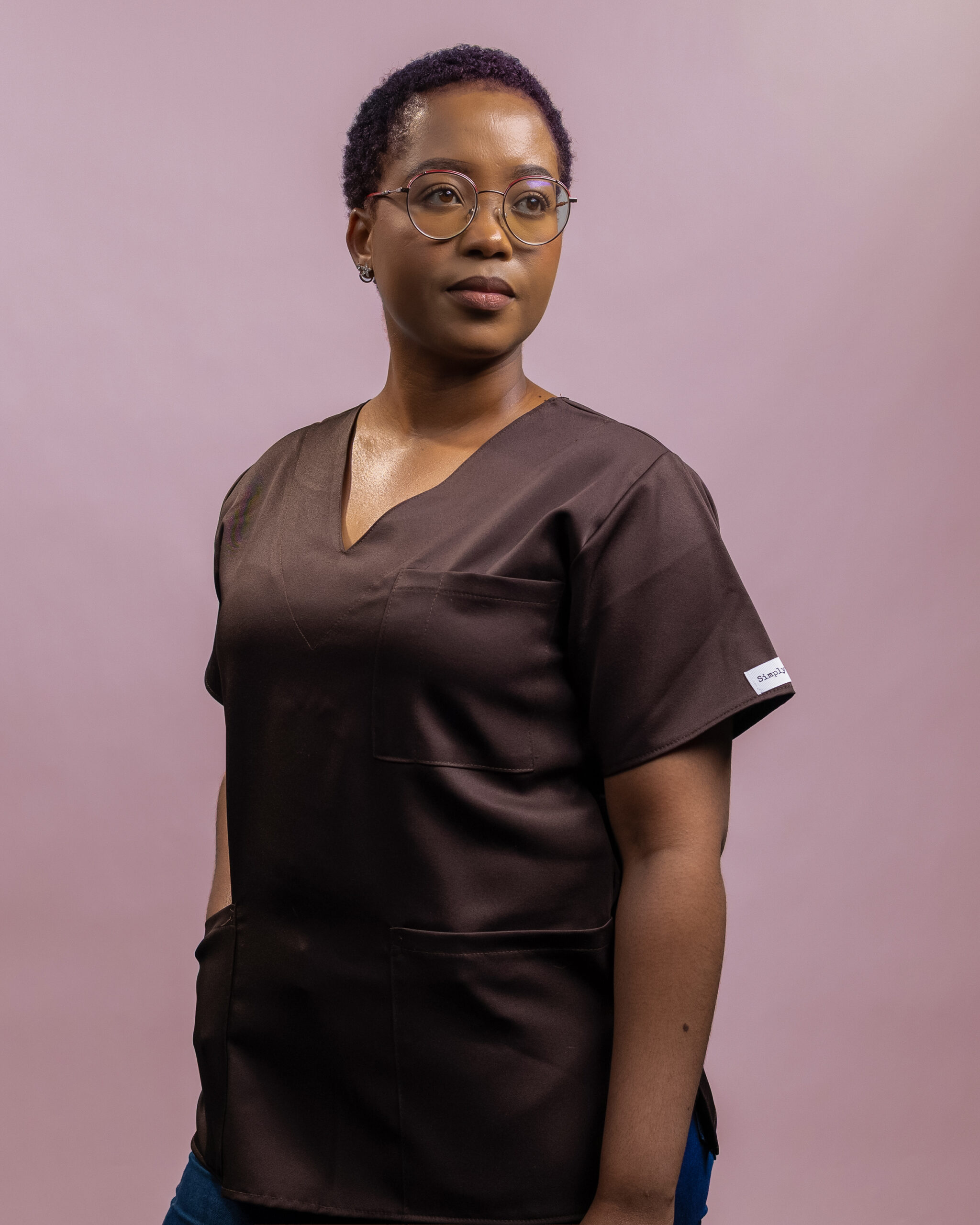 Espresso Scrub Top - Image 5